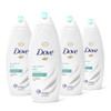 Dove Sulfate Free and Hypoallergenic, Sensitive Skin Body Wash, 22 Fl Oz (Pack of 4)