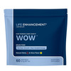 Life Enhancement Wow Drink Powder with B12, Niacin, Caffeine, Taurine, Phenylalanine, Vitamin C, & More Multivitamin - Anti Aging Powder with Low-Cal