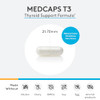 XYMOGEN MedCaps T3 - Thyroid Support Formula with Vitamins + Herbs - Selenium, Zinc, Vitamin E + C, Ashwagandha, Guggul Extract, and Iodine Supplemen