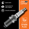 Autolite 3924 Copper Resistor Automotive Replacement Spark Plugs (4 Pack)