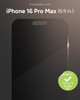 ZAGG Glass Elite Privacy 360 Screen Protector for iPhone 16 Pro Max  4-Way Privacy, Ultra-Strong Tempered Glass, 5X Stronger, Smudge-Resistant, Easy