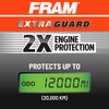 FRAM Extra Guard Flexible Panel Engine Air Filter Replacement, Easy Install w/Advanced Engine Protection and Optimal Performance, CA12289 for Select