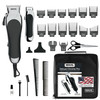 Wahl Clipper USA Deluxe Corded Chrome Pro, Complete Hair and Trimming Kit, Includes Corded Clipper, Cordless Battery Trimmer, and Styling Shears, for