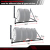 HOXWELL Tire Storage Rack for Garage, Folding Tire Rack Wall Mount with Heavy Duty Steel, Adjustable Multi-Tire Wheel Storage(32"-48") x 22" x 22", G