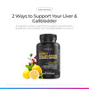 Livingood Daily Liver & Gallbladder Cleanse or Support Supplement with Milk Thistle, Ox Bile, Bile Salts, Digestive Enzymes and Artichoke Leaf Extrac