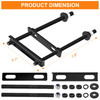 Trailer Spare Tire Mount, Spare Tire Mount for Utility Trailer, The Trailer Accessories Universal Wheel Bracket Trailer Boat , Fits Most Tire