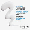 Redken Extreme Shampoo - Strengthen & Repair Damaged Hair, For Damaged Hair, Infused With Proteins