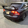 ECOTRIC Rear Trunk Spoiler Wing Compatible with 2006-2011 Honda Civic 4 Door Sedan ABS Trunk Spoiler Wing Painted Gloss Black