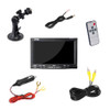 Pyle Car Backup Camera Rearview - Mirror Screen Reverse Parking Sensor HD 7" LCD Screen Monitor Distance Scale Line Waterproof Night Vision 170 Wide