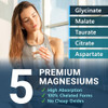 MyoActivo Magnesium 5 Complex - Chelated Magnesium Glycinate, Malate, Citrate, Taurate, & Aspartate for Nerves, Muscles, Bones - 2 Pack