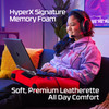 HyperX Cloud III  Wired Gaming Headset, PC, PS5, Xbox Series X|S, Angled 53mm Drivers, DTS Spatial Audio, Memory Foam, Durable Frame, Ultra-Clear 10
