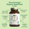 PURE SYNERGY Organic Superfood Powder | Green Superfood Powder | Whole Food Supplement with Organic Greens, Spirulina and Mushrooms | for Energy, Hea