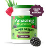 Amazing Grass Greens Superfood Antioxidant: Greens Powder with Organic Spirulina, Beet Root Powder, Elderberry & Probiotics, Sweet Berry, 100 Serving