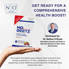 N.O. Beetz Nitric Oxide Supplement for Pre-Workout & Endurance | Beetroot, Peak ATP & Electrolytes for Energy & Hydration | Boosts Blood Flow & Muscl