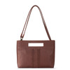 The Sak Linden 3-in-1 Convertible Crossbody Bag in Leather, Multi Use Strap, Teak Vachetta