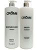 Crome Moisture Cleanz Shampoo & Smooth Conditioner 32oz Duo
