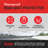 BDK AquaShield Rear Bench Car Seat Cover , Waterproof Neoprene Back Cover for Cars Trucks Van SUV , Ideal Protector Kids & Dogs , Automotive Accessor