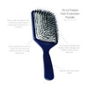 ACCA KAPPA Top Plastic Hair Extension Paddle Brush Mixed Boar and Nylon Bristles Detangling Tool