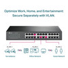 TP-Link 24 Port Gigabit Switch Easy Smart Managed Plug & Play Desktop/Rackmount Sturdy Metal w/ Shielded Ports Support QoS, Vlan, IGMP & LAG (TL-SG10