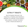 NaturesPlus Ultra II Daily - 180 Tablets - Multivitamin with Whole Foods for Overall Well-Being - Supports Energy & Immune Health - Sustained Release