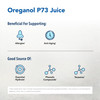 NORTH AMERICAN HERB & SPICE Oreganol P73 Juice - 12 fl oz, Pack of 5 - Wild Oregano Oil - Heart & Digestive Health - Kidney, Pancreas & Liver Support