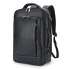 TIDING Men's Leather Business Backpack Fits 15.6 Inch Laptop, Expandable Office Work Casual Daypack with USB Charging Port