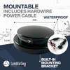 LandAirSea Overdrive Permanent GPS Tracker - Includes Waterproof Hardwire Kit and Permanent Mount. Perfect for Long-Term Tracking of Equipment, Vehic