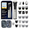 Norelco Philips Multigroom 9000 Series, All-in-One Trimmer, Beard Trimmer and Hair Clipper, 25-Piece/27-Length Men's Grooming Kit for Beard, Face, No