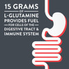 Glutasolve L-Glutamine Powder, 15g L-Glutamine Per Serving, Dissolves Quickly, Unflavored, 0.79 Ounce Packet, 56 Pack