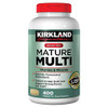 Kirkland Signature Adult 50+ Mature Multi Vitamins & Minerals, 400 Tablets (Pack of 3)