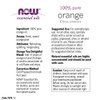 NOW Foods Orange Oil Sweet, 4 Fluid Ounce + 1 Glass Dropper