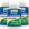 Best Naturals Acetyl L-Carnitine 1000mg Capsule, 60 Count