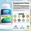 Best Naturals Acetyl L-Carnitine 1000mg Capsule, 60 Count