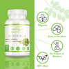 Simple Life Nutrition Organic Moringa Powder Capsules - Vegan Non GMO Oleifera Leaf Extract