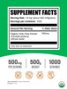 BulkSupplements.com Organic Gotu Kola Extract Powder - Gotu Kola Powder from Centella Asiatica Herb - Gluten Free, 500mg per Serving, 500g (1.1 lbs)