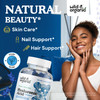 Wild & Organic Hyaluronic Acid Gummies 250mg - Pure Hyaluronic Acid Supplements - Hair Skin and Nails Gummies w/HA Powder - Skin Supplement w/Vitamin