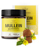 HERBAMAMA Mullein Gummies for Lungs - 2000mg Mullein Leaf for Lung Detox & Cleanse - Vegan, Non-GMO, Respiratory Support Supplement - 60 Pectin-Based