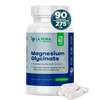 LaPura Magnesium Glycinate 275 mg Supplement, 90 Capsules - Daily Stress Relief, Promotes Sleep & Relaxation - Supports Bones, Muscles, Nerves, Heart