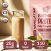 NUTRAPULSE Organic Vegan Protein Powder Sample Pack - Plant-Based Protein, Gluten-Free, Non GMO, 20g Protein Per Serving, Great for Smoothies & Shake