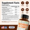 Potent Mushroom Complex with Turkey Tail, Lions Mane Extract, Shiitake Mushrooms, Reishi, Cordyceps, Maitake, Chaga & More  7-in-1 Mushroom Suppleme