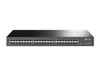 TP-Link 48 Port Gigabit Ethernet Switch | Plug and Play | Sturdy Metal w/ Shielded Ports | Rackmount | Fanless | Traffic Optimization | Unmanaged (TL