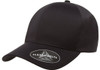 Flexfit Men's Delta Seamless Baseball Cap, Black, Large-X-Large