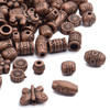 BronaGrand 100 Gram(About 150-200pcs) Antique Copper Spacer Beads Charm Bead Spacers Jewelry Findings Accessories for Bracelet Necklace Jewelry Makin