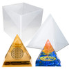 Large Pyramid Resin Mold Big Pyramid Mold for Resin Pyramid Silicone Mold Epoxy Resin Casting Mold for DIY Jewelry Casting Crafts