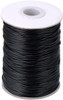 1.5mm/ 100 Yards Black Nylon Rope Weave Bracelet Making Lift Shade Cord ? Blind Shade Mini Blind Cord Replacement String for Braided Necklaces,Garden
