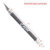 Excel Blades K18 Soft Grip Detail Craft Knife Set  Precision Fine Point #11 Angled Blades for Cutting & Trimming  Multi-Purpose Hobby, Scrapbooking