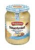 Hengstenberg Sauerkraut Bavarian 24oz jar, Including 3 Date Opened Stickers-Mark The Date Jar Was Unsealed