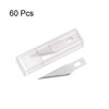 HARFINGTON 60pcs Exacto Knife Blades #11 Hobby Knife Replacement Blades Spare Precision Exacto Blades Hobby Knife Blade Refills for DIY, Art, Cutting