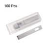 HARFINGTON 100pcs #4 Exacto Knife Blades, Manganese Steel, Hobby Knife Replacement Blades, DIY, Art, Scrapbooking, Craft