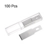 HARFINGTON 100pcs Exacto Knife Blades #21 Hobby Knife Replacement Blades Spare Precision Exacto Blades Hobby Knife Blade Refills for DIY, Art, Cuttin